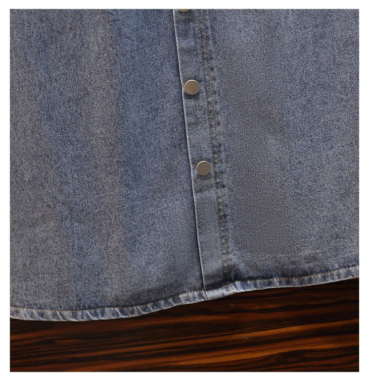 Fashionable Fat Sister Slim Casual Plus Size Dress