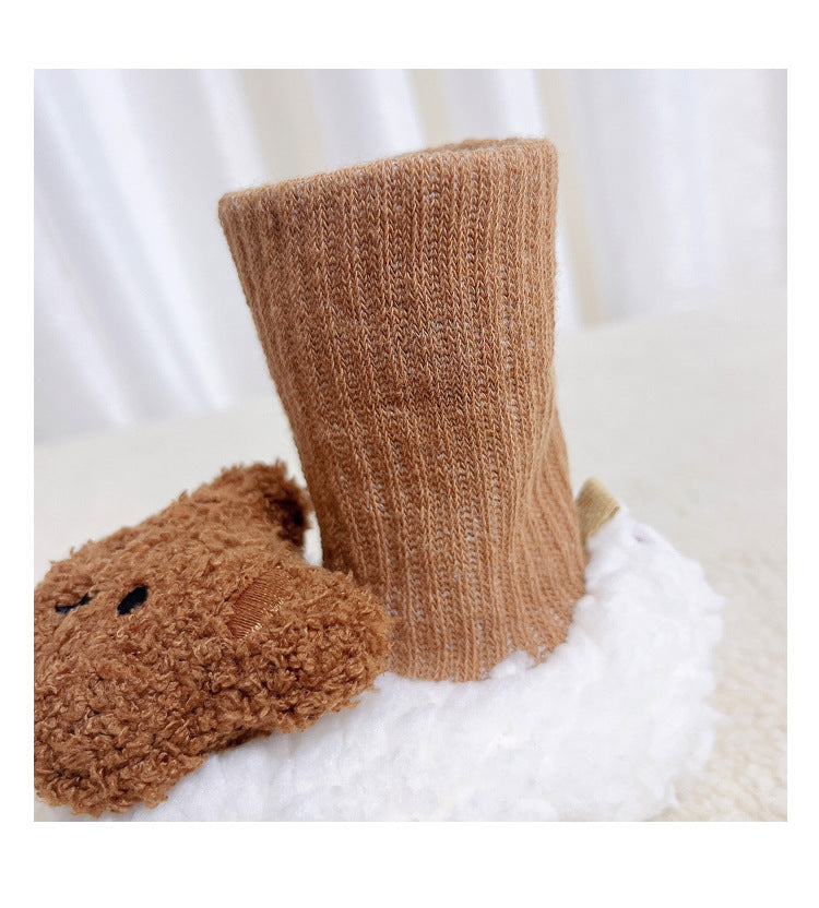 Thick Cotton Shoe Cover Baby Foot Protector Plus Velvet