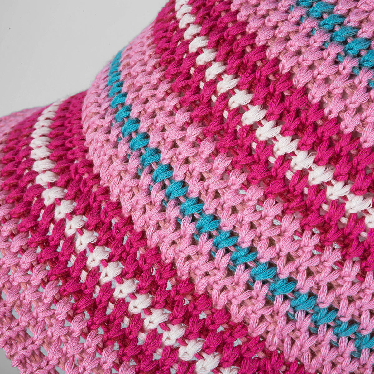 Dopamine Color Foldable Storage Bucket Hat Women's Fashion Color Woven Face Small Bucket Cap