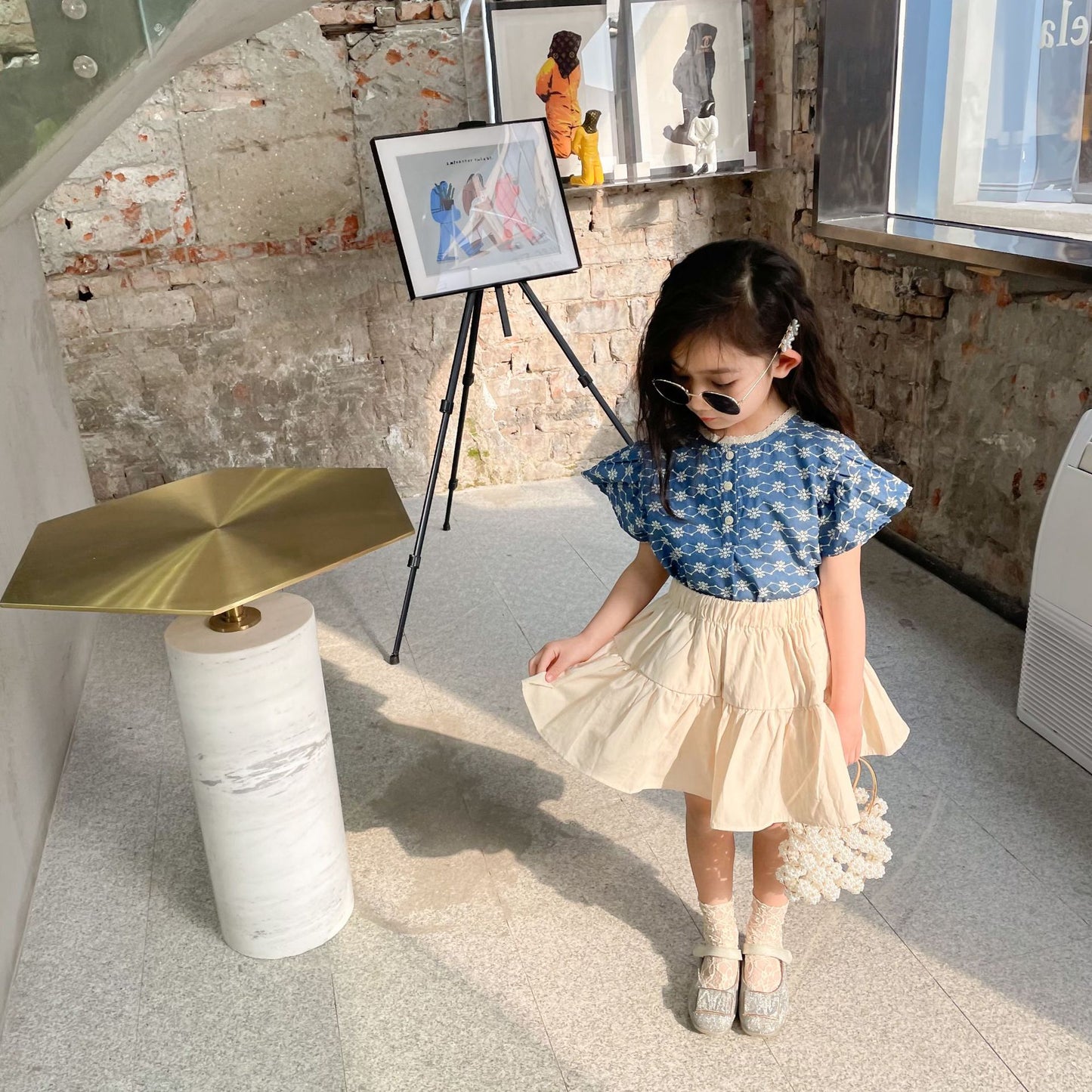 Set Children's Western Style College Style