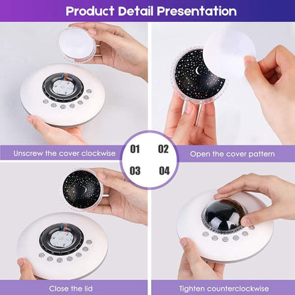 White sleep aid baby night light