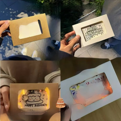 Handmade DIY Greeting Birthday Envelope Cartridge Material Package