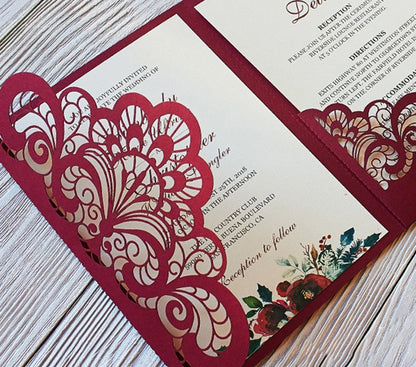 Carbon steel hollowed-out greeting card invitation knife die