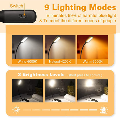 Rechargeable Plastic Reading Lamp