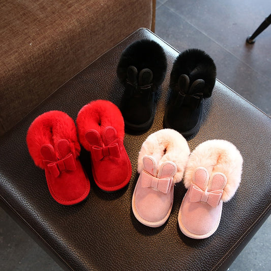 New winter children's Plush Princess Snow Boots