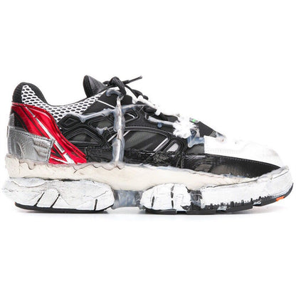 Retro distressed creative design GRAFFITTI Women's shoes