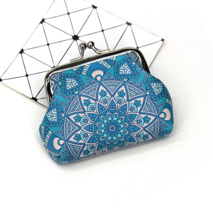 Ethnic style print creative ladies coin purse