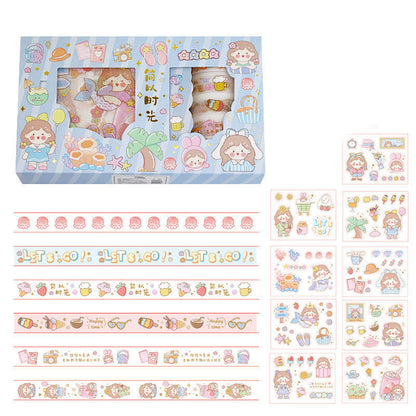 Hand Account Sticker Tape Gift Box Set