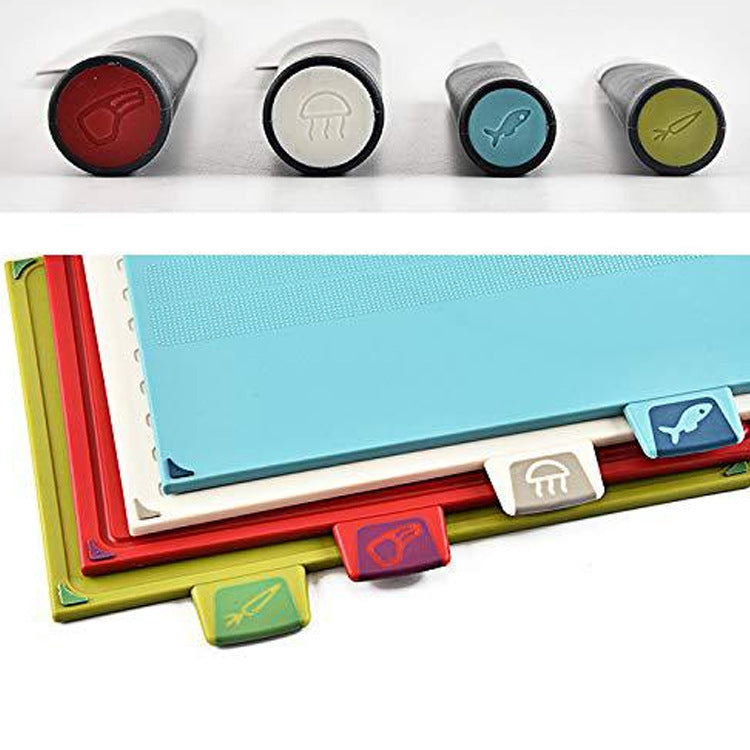 Stainless Steel Gift Knife With Cutting Board Suit