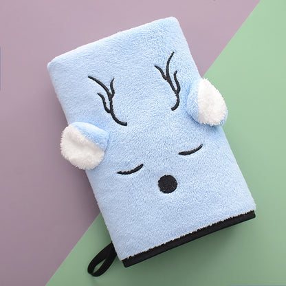 High Density Coral Fleece Absorbent Cute Bath Towel