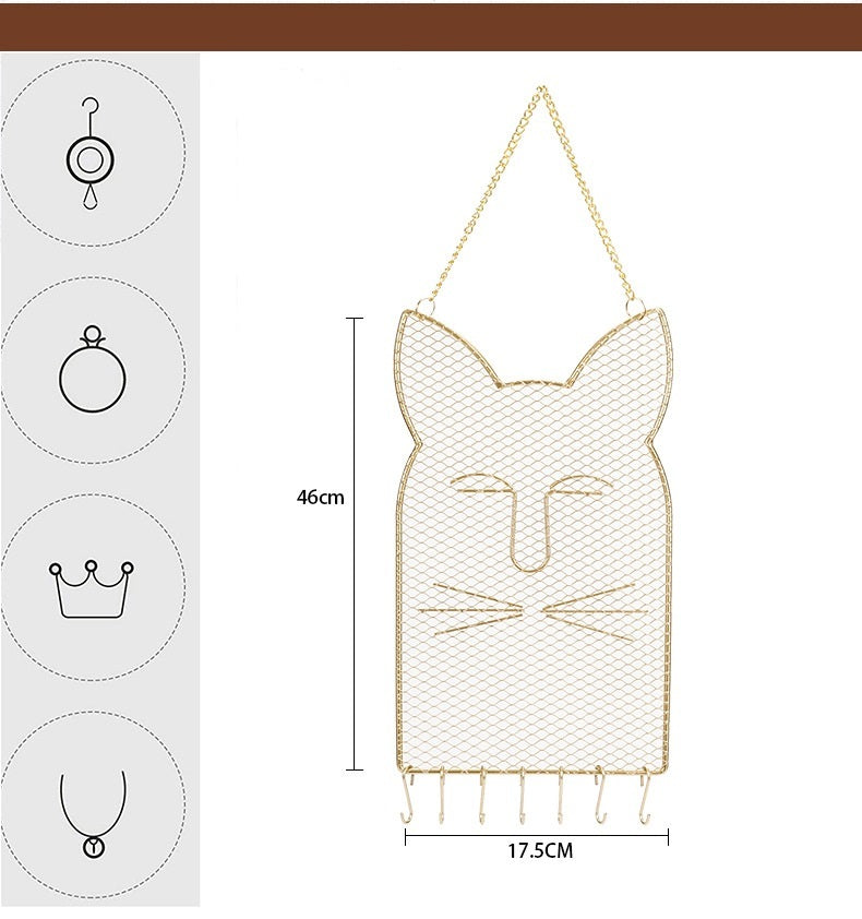 Display Home Accessories Storage Wall Mount Jewelry Rack