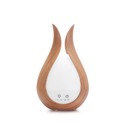 Small Wood Grain Hollow Essential Oil Aroma Diffuser