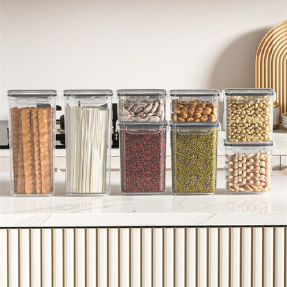 Airtight Cereal Storage Container – Large BPA-Free Plastic Pantry Crisper with Pour Spout