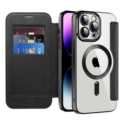 Suitable for iPhone 16 wireless charging phone case Apple 14 protective case plug-in card 13 Pro