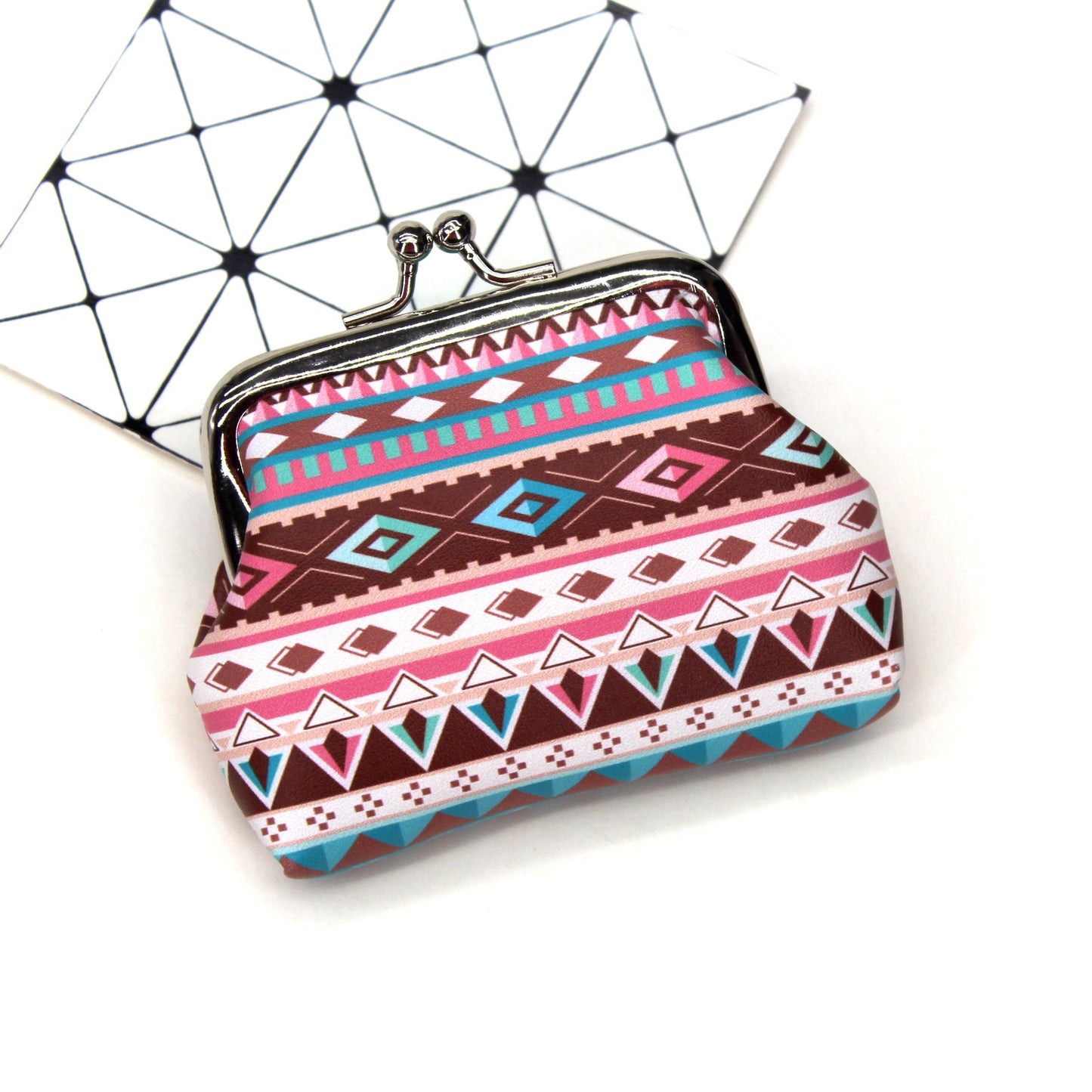 Ethnic style print creative ladies coin purse