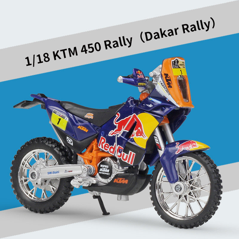 Alloy off-road motorcycle model