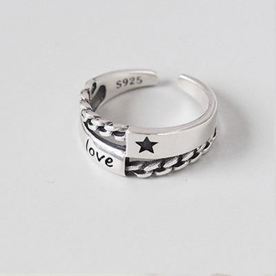 Personalized wide face ring
