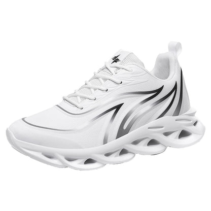 Sports casual running increase white shoes