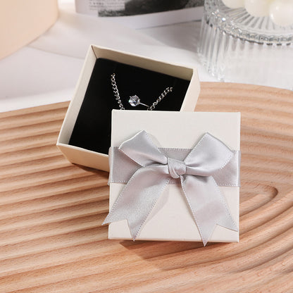Bow Necklace Earrings Packaging Gift Box