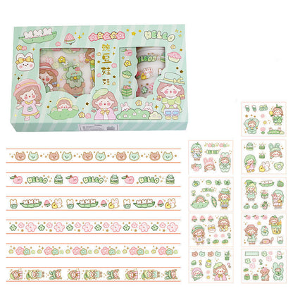 Hand Account Sticker Tape Gift Box Set