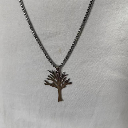 Personalized High-grade Stainless Steel Lucky Tree Necklace