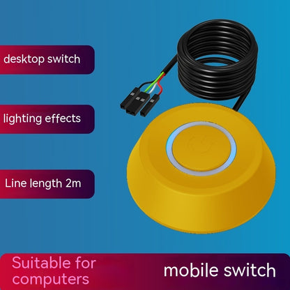 Computer External Power Supply Business Desktops Start Lengthened External Button