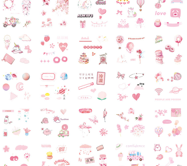 Gift box set sticker