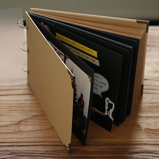 Kraft Paper Photo Album  Diy Handmade Souvenir Book