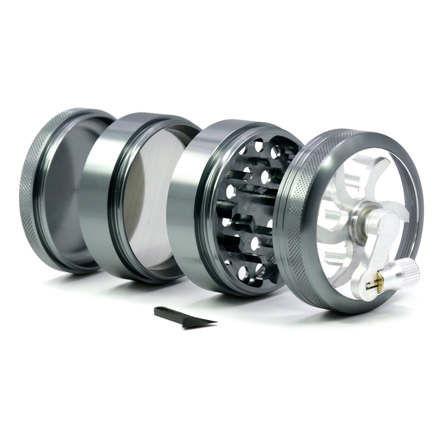 63MM aluminum alloy rocker smoke grinder