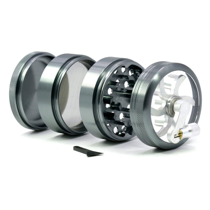 63MM aluminum alloy rocker smoke grinder