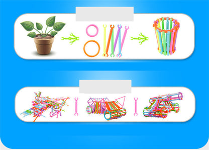 Children's Plastic Assembling Intelligence Stick