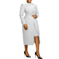 Back Slit Suit Vest Two-piece Set