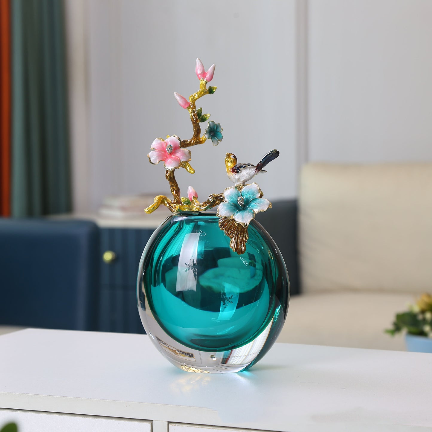 Fashion Modern Light Luxury Glass Vase