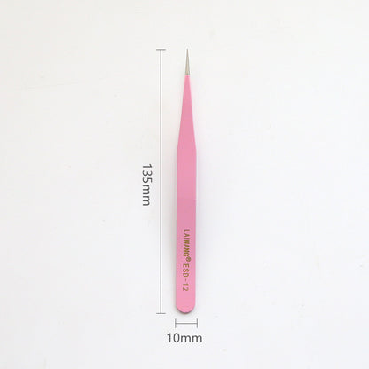 Stainless Steel Tweezers Macaron Colored Handbook And Paper Tape