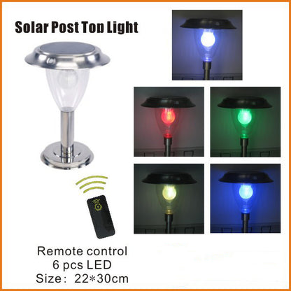 Remote control solar wall light