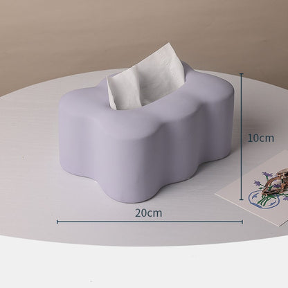 Creative Living Room Table End Table Storage Ceramic Extractor Box