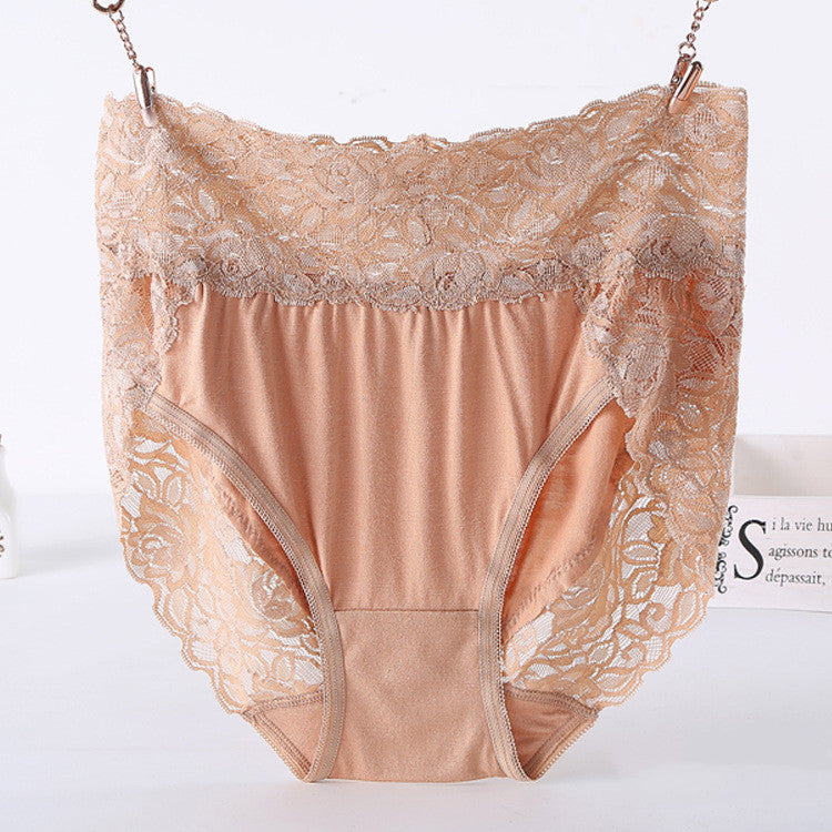 Plus Size Modal Lace Panties Women's
