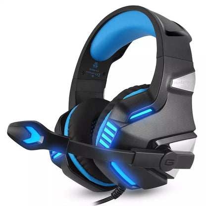 Head-mounted luminous wire-controlled PS4 gaming headset