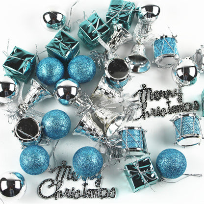 Christmas Ornament Butterfly Gift Box Pendant Arrangement