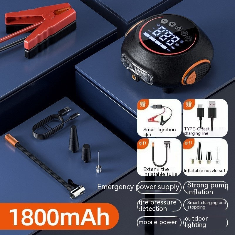 Automobile Emergency Start Power Source Air  All-in-one Machine 12V