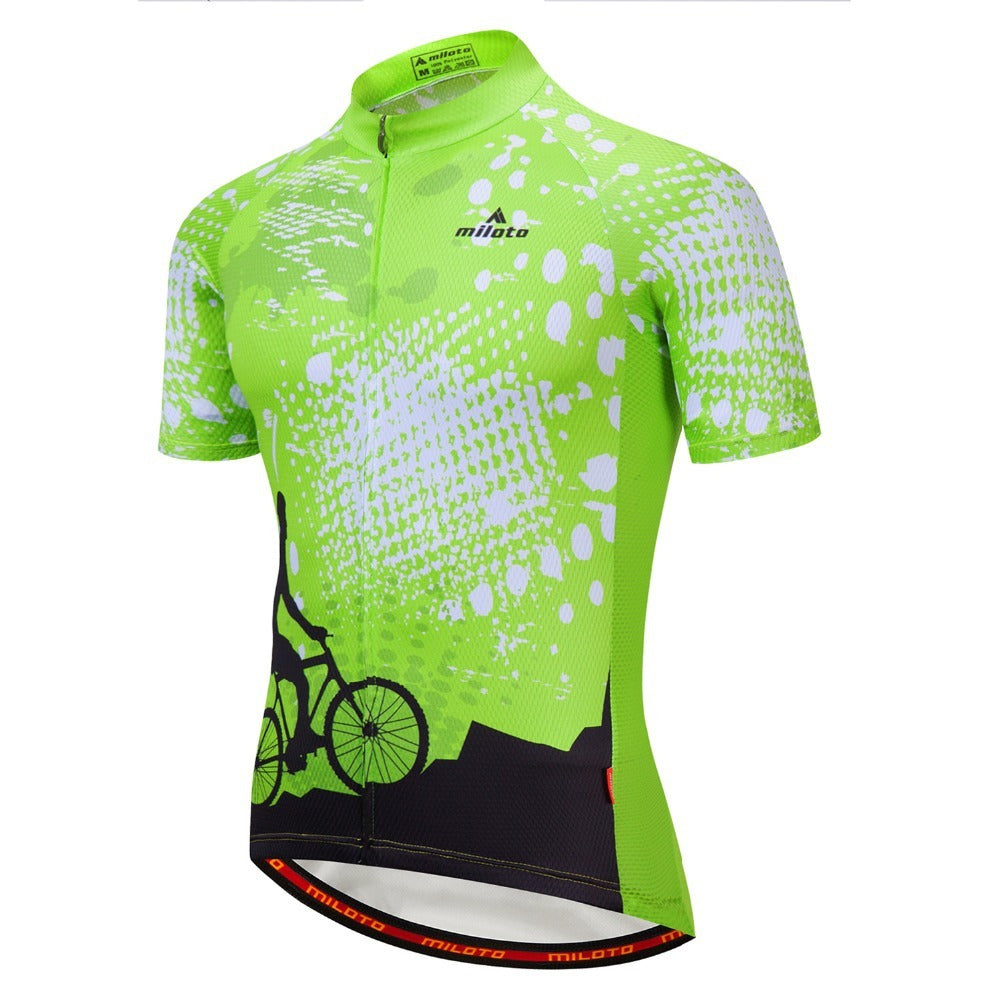 Cycling Wear Mountain Road Bike Wear Short Jacket Breathable And Quick-Drying Summer Short Sleeves