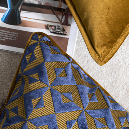 Geometric Jacquard Flannelette Sofa Cushion