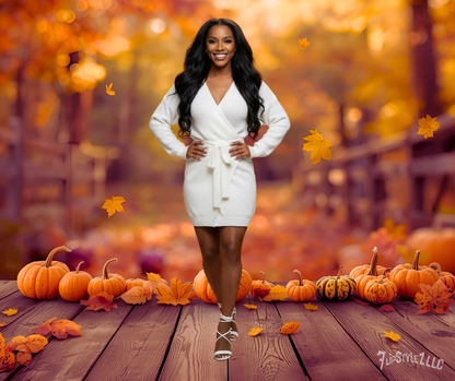 New Red Fall/Autumn Winter Knitted Sweater Dress for women