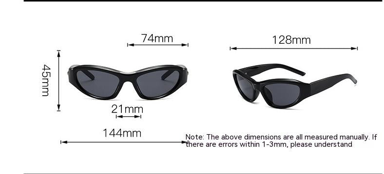 Vintage Sunglasses Female Funny Photography Sun Glasses