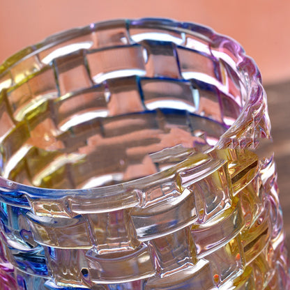 Simple And Luxury Wedding Symphony Stained Glass Vase