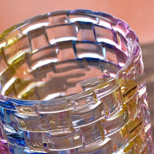 Simple And Luxury Wedding Symphony Stained Glass Vase