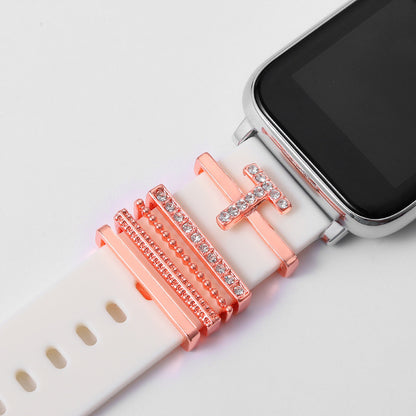 Rose Gold English Alphabet Buckle