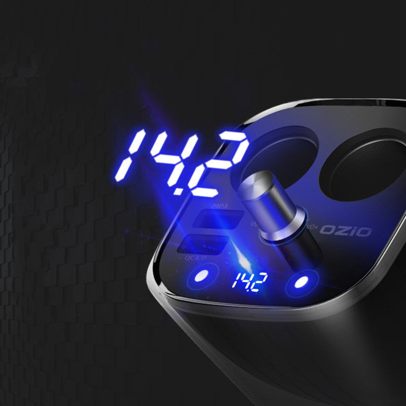 Mobile Phone Car Charger Fast Multi-function Cigarette Lighter With Bluetooth