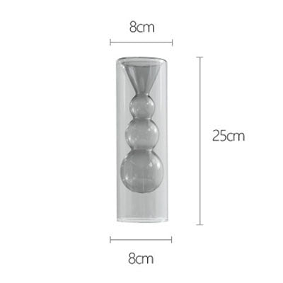 Test Tube Transparent Glass Vase Flower Arranging Device