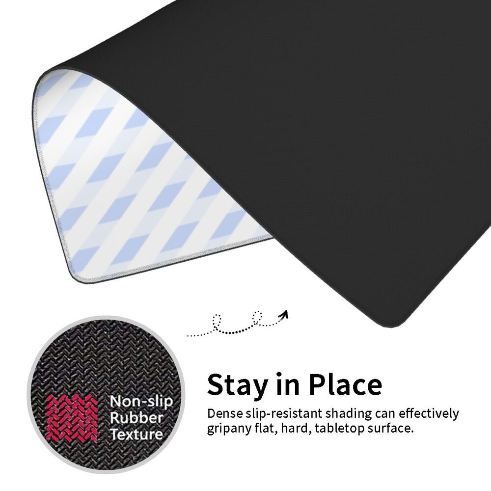 Create your own 16x29.5in Horizontal Oversized Anti-Slip Rubber Keyboard Pad
